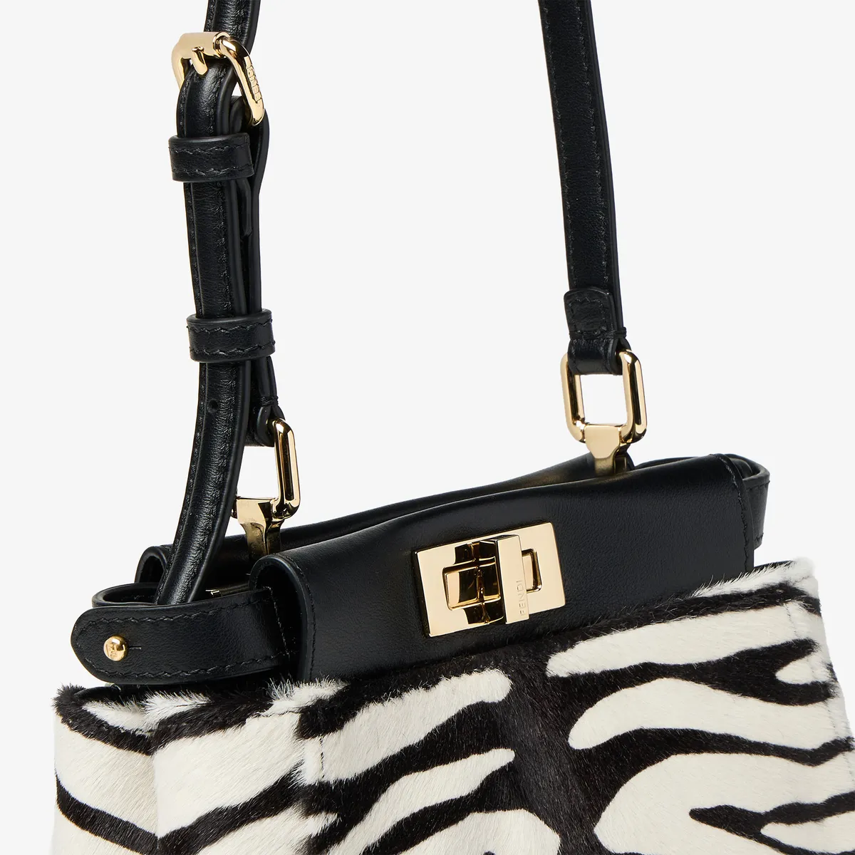 Fendi My Peekaboo XS Tiger-Print Cavallino Leather Bag | Thumbnail 5 Fendi My Peekaboo XS Tiger-Print Cavallino Leather Bag | Thumbnail 5