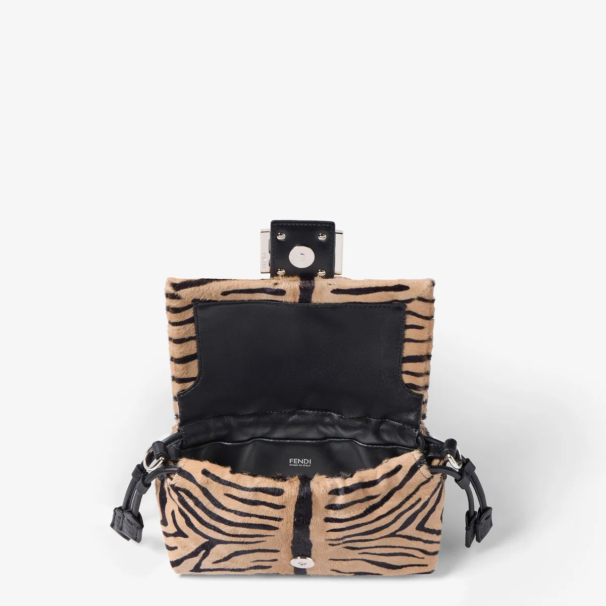 Fendi Baguette Soft Small Tiger-Stripe Print Cavallino Leather Mini-Bag | Thumbnail 4 Fendi Baguette Soft Small Tiger-Stripe Print Cavallino Leather Mini-Bag | Thumbnail 4