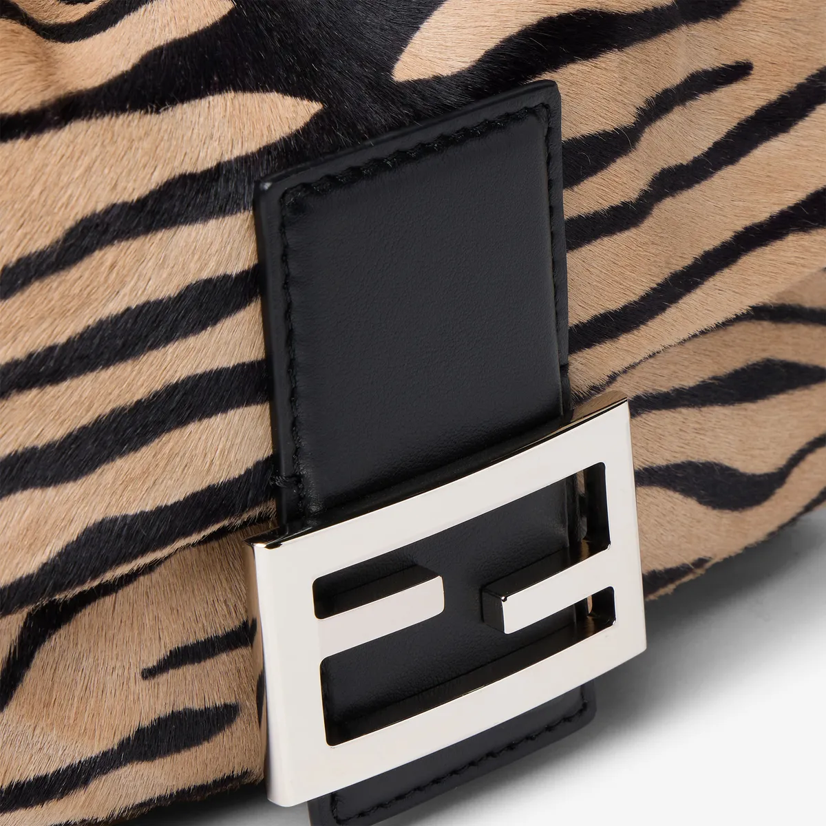 Fendi Baguette Soft Small Tiger-Stripe Print Cavallino Leather Mini-Bag | Thumbnail 5 Fendi Baguette Soft Small Tiger-Stripe Print Cavallino Leather Mini-Bag | Thumbnail 5
