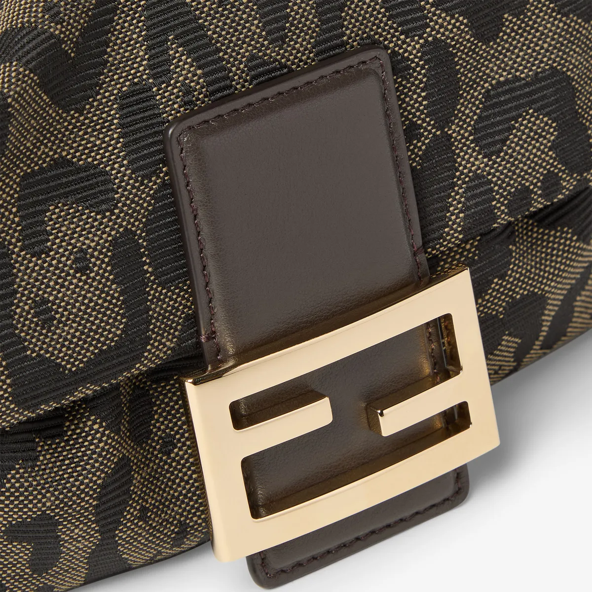 Fendi Baguette Soft Small Jaguar-Stripe Motif Jacquard Fabric Mini-Bag | Thumbnail 5 Fendi Baguette Soft Small Jaguar-Stripe Motif Jacquard Fabric Mini-Bag | Thumbnail 5