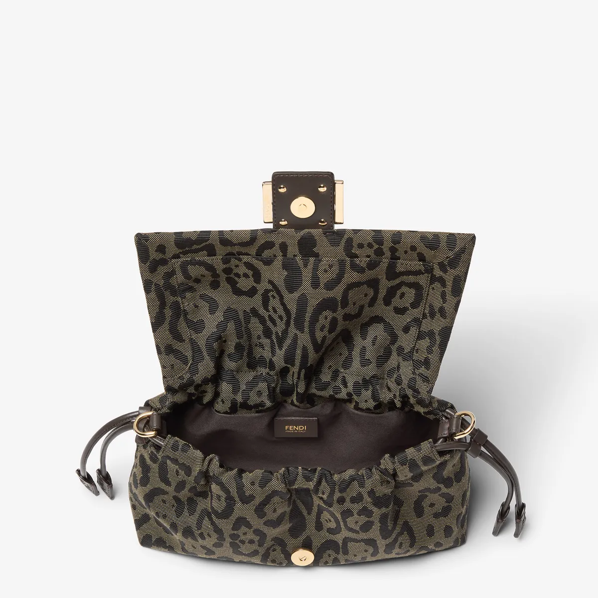 Fendi Baguette Soft Medium Jaguar Motif Jacquard Fabric Bag | Thumbnail 4 Fendi Baguette Soft Medium Jaguar Motif Jacquard Fabric Bag | Thumbnail 4