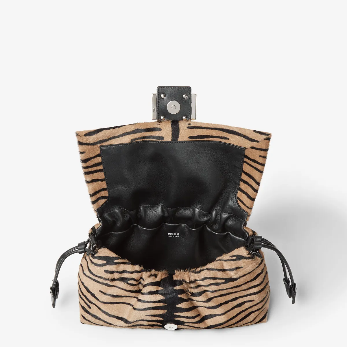 Fendi Baguette Soft Medium Tiger-Stripe Print Cavallino Leather Bag | Thumbnail 4 Fendi Baguette Soft Medium Tiger-Stripe Print Cavallino Leather Bag | Thumbnail 4