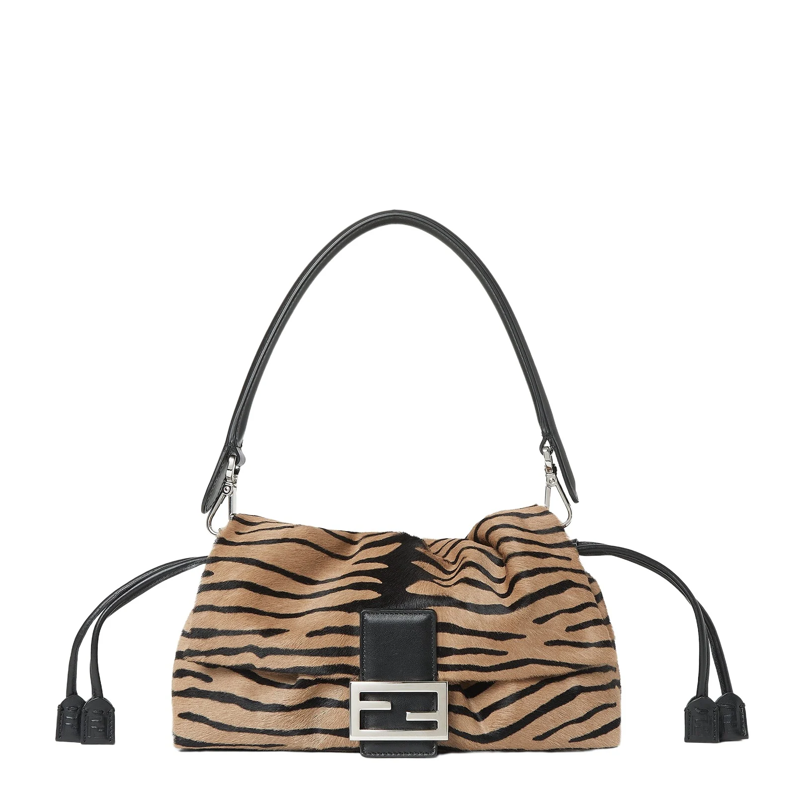 Baguette Soft Medium Tiger-Stripe Print Cavallino Leather Bag Baguette Soft Medium Tiger-Stripe Print Cavallino Leather Bag