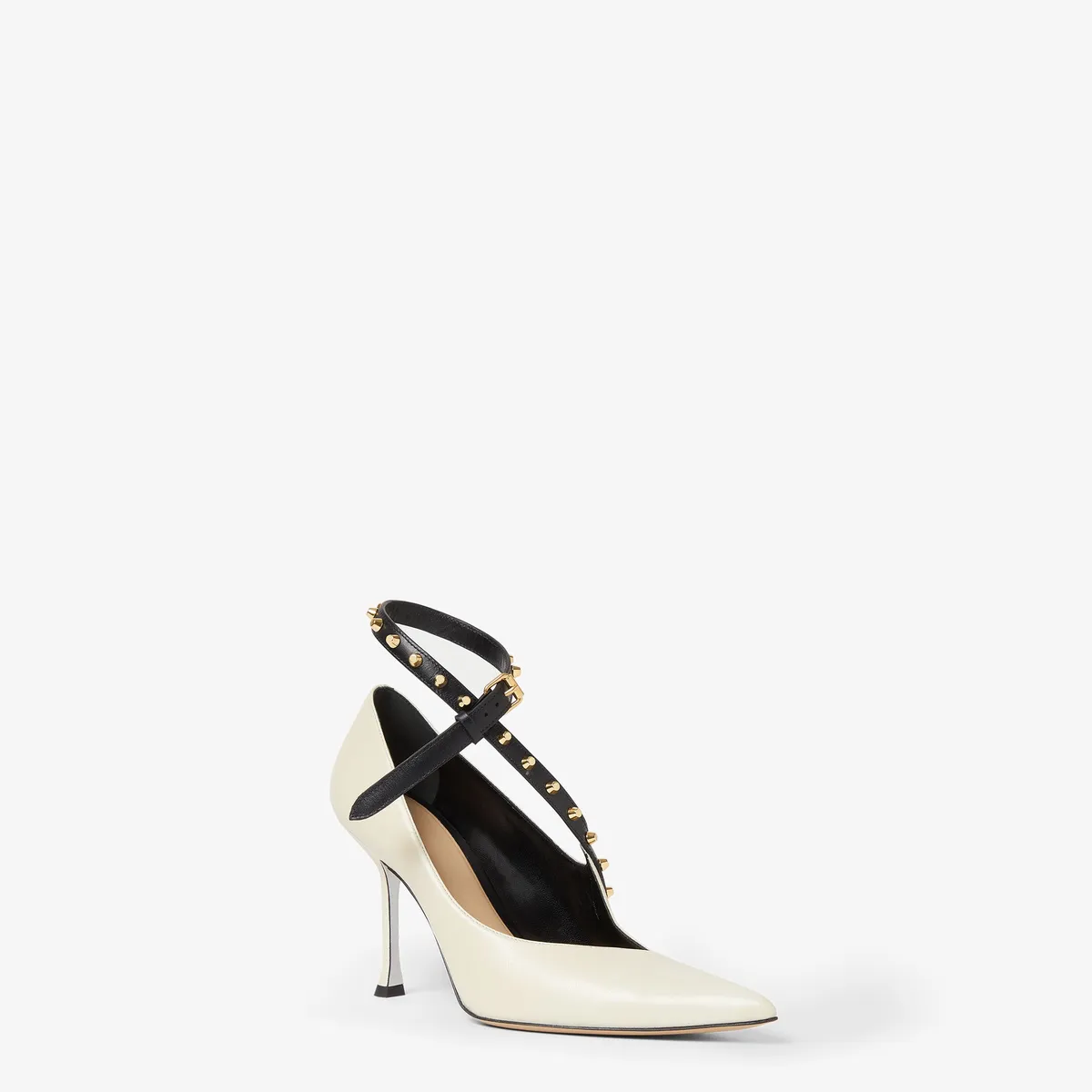 Fendi Vertigo Pergamena Leather Court Shoes | Thumbnail 2