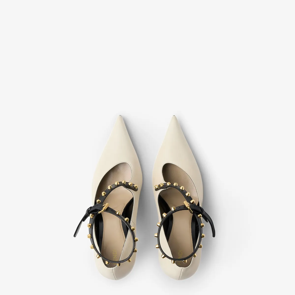 Fendi Vertigo Pergamena Leather Court Shoes | Thumbnail 4