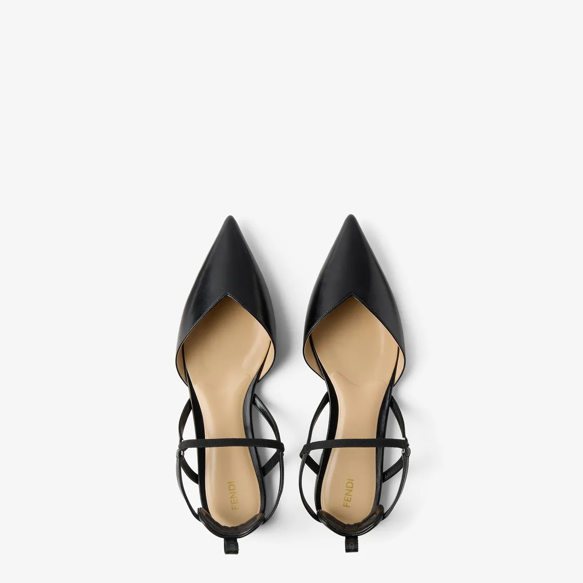 Fendi Very Colibrì Leather Low-Heeled Slingbacks | Thumbnail 4 Fendi Very Colibrì Leather Low-Heeled Slingbacks | Thumbnail 4