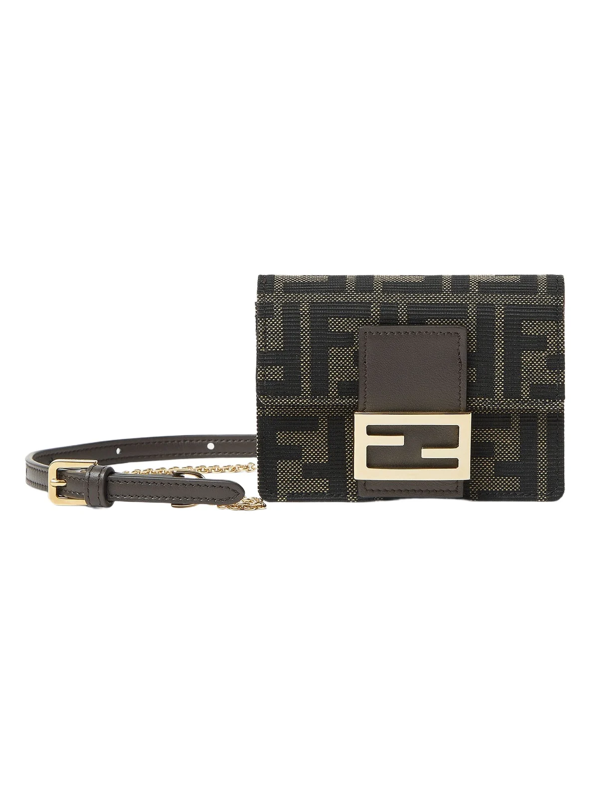 Fendi Tube Card Case with Chain