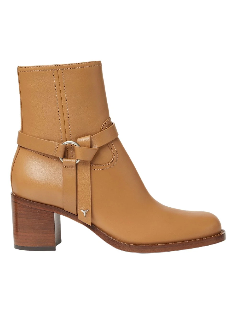 Fendi Dressage Leather Ankle Boots