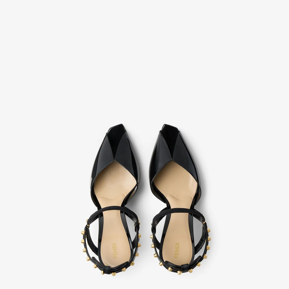 Fendi Very Colibrì Patent Leather High-Heeled Sandals | Thumbnail 4 Fendi Very Colibrì Patent Leather High-Heeled Sandals | Thumbnail 4