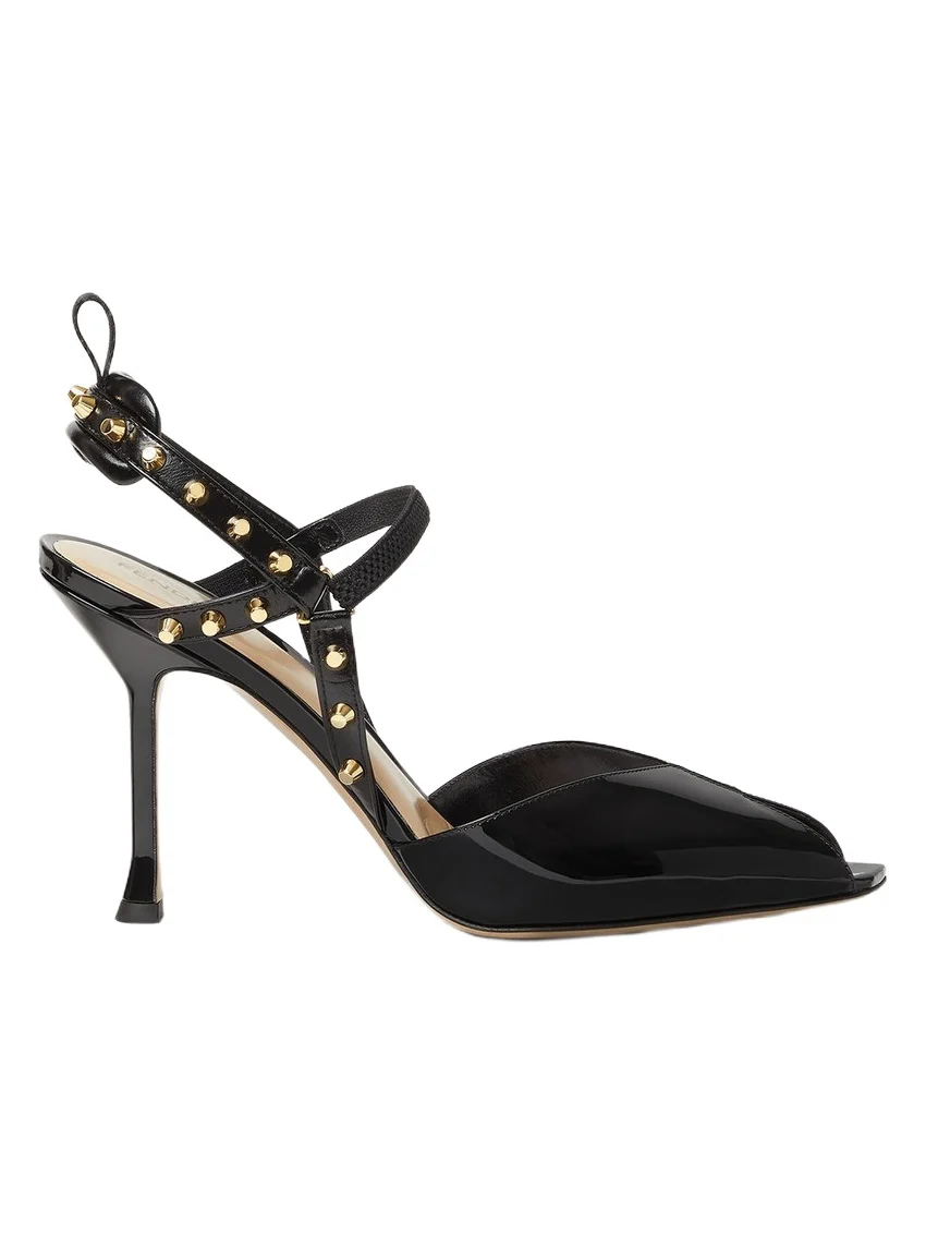Fendi Very Colibrì Patent Leather High-Heeled Sandals