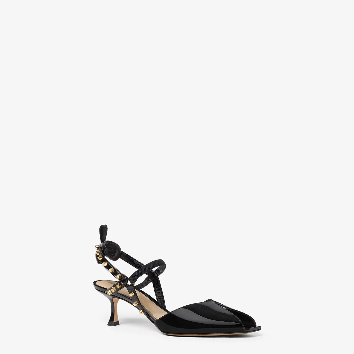 Fendi Very Colibrì Patent Leather Medium-Heeled Sandals | Thumbnail 2 Fendi Very Colibrì Patent Leather Medium-Heeled Sandals | Thumbnail 2