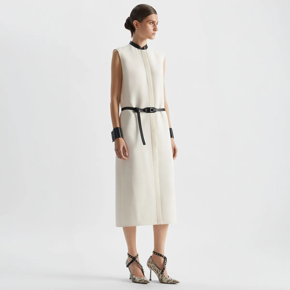 Fendi Wool and Silk Dress | Thumbnail 4 Fendi Wool and Silk Dress | Thumbnail 4