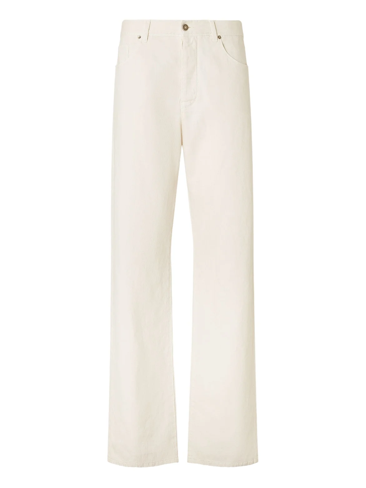 Washed Denim Pants