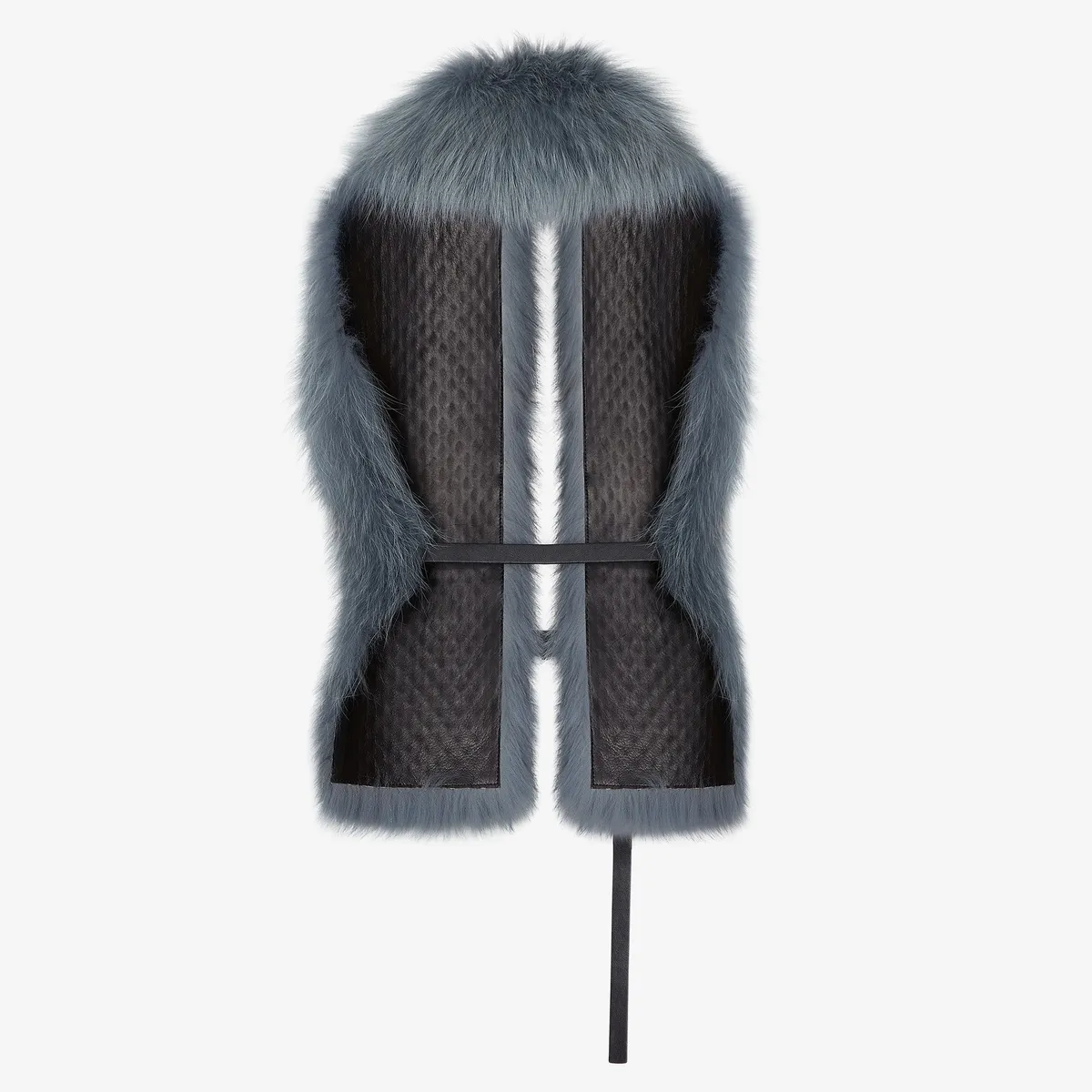 Fendi Airforce Blue Fox Fur Scarf | Thumbnail 2
