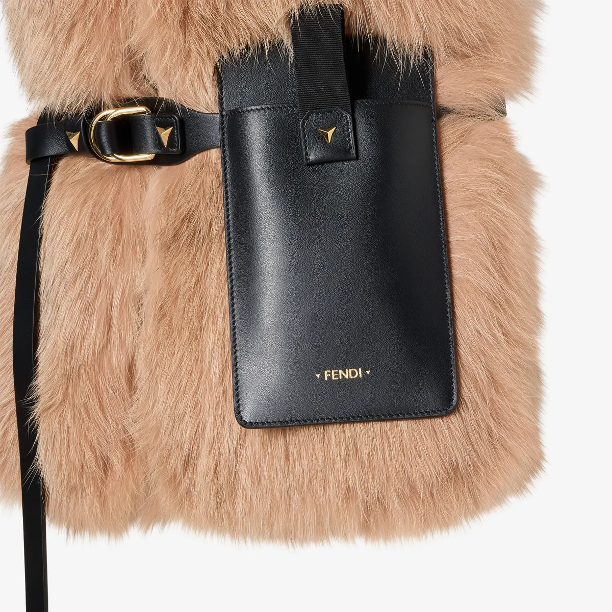 Fendi Rosé Pink Fox Fur Scarf | Thumbnail 3 Fendi Rosé Pink Fox Fur Scarf | Thumbnail 3