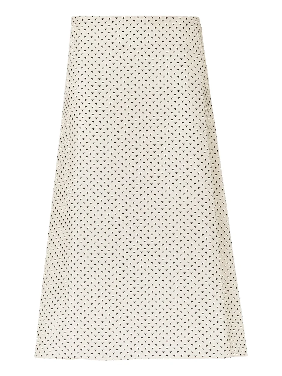 Fendi Printed Silk Skirt