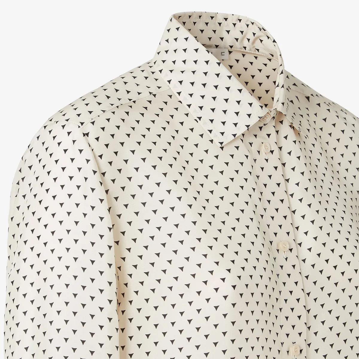 Fendi Printed Silk Shirt | Thumbnail 3 Fendi Printed Silk Shirt | Thumbnail 3