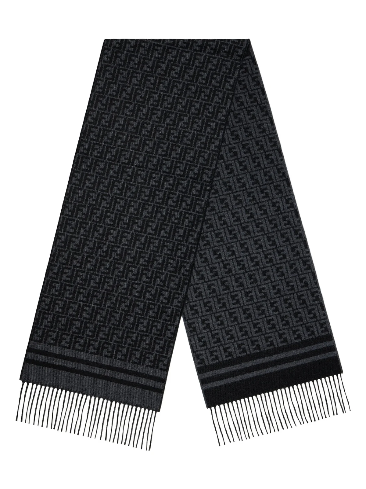 Fendi FF Zucca Wool Scarf
