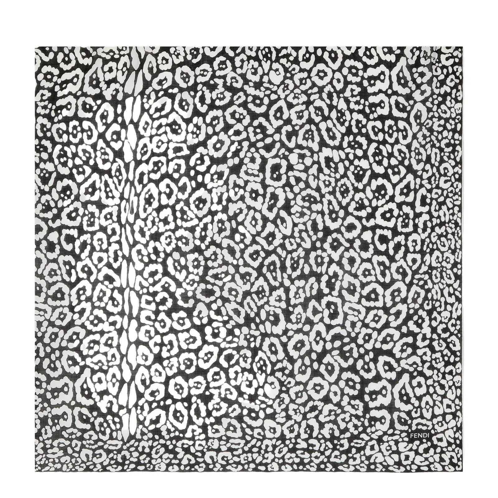 Jaguar Animalier Print Cashmere Shawl