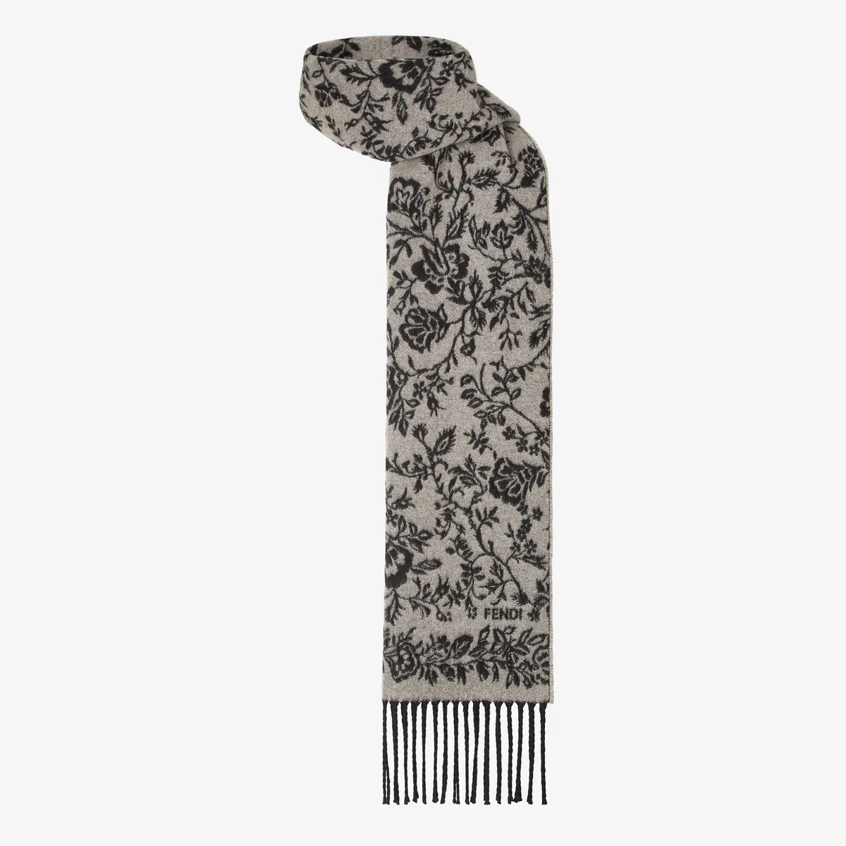 Fendi Cashmere and Wool Scarf | Thumbnail 3 Fendi Cashmere and Wool Scarf | Thumbnail 3