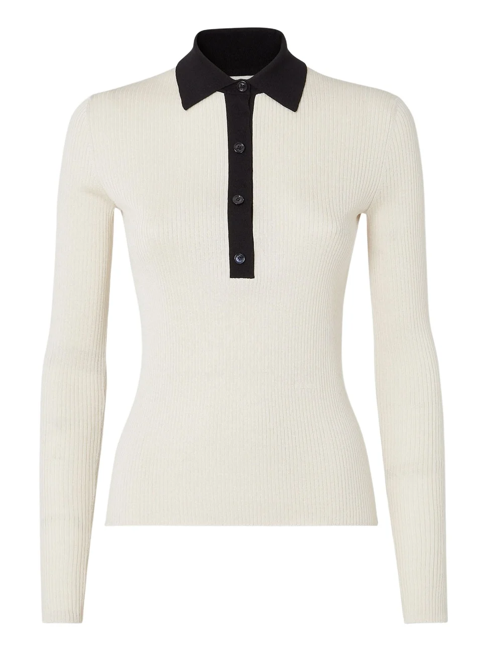 Fendi Silk and Cotton Polo Shirt