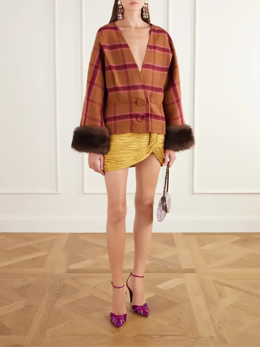 Valentino Garavani Knot-detailed Plissé Cady Mini Skirt | Thumbnail 2 Valentino Garavani Knot-detailed Plissé Cady Mini Skirt | Thumbnail 2