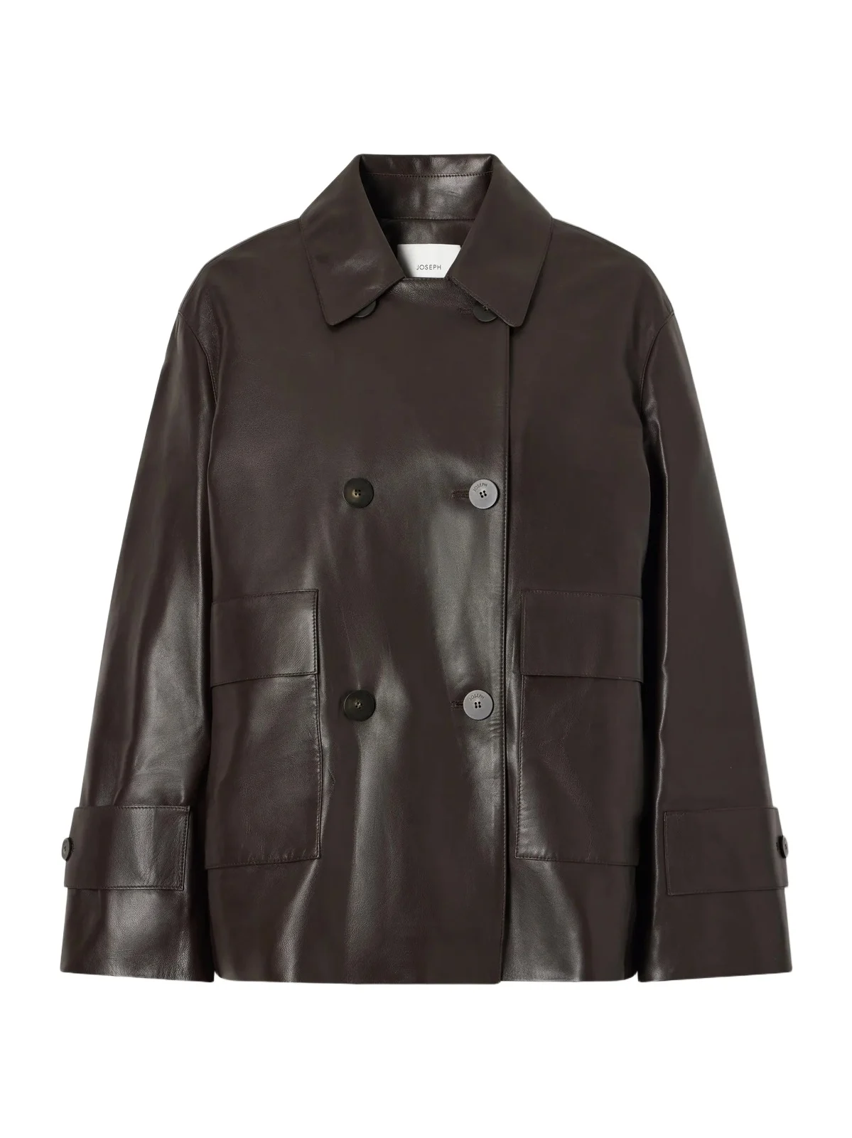 Joseph Delia Double-breasted Leather Jacket