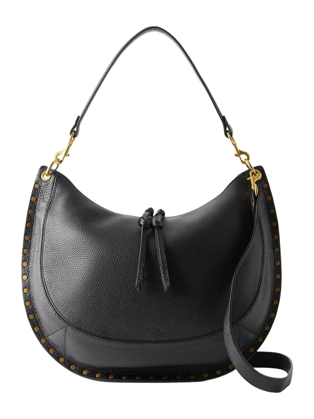 Isabel Marant Oskan Embellished Textured-leather Shoulder Bag