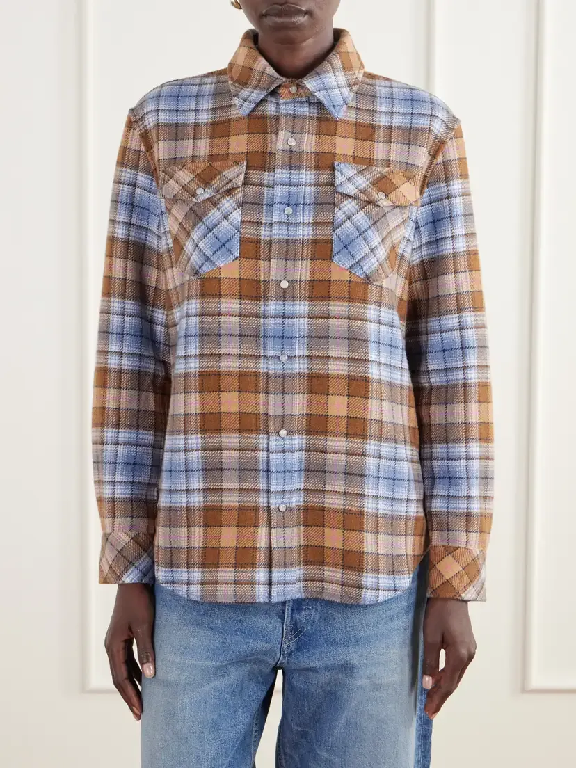 God’s True Cashmere Nomad Checked Cashmere-twill Shirt | Thumbnail 3 God’s True Cashmere Nomad Checked Cashmere-twill Shirt | Thumbnail 3