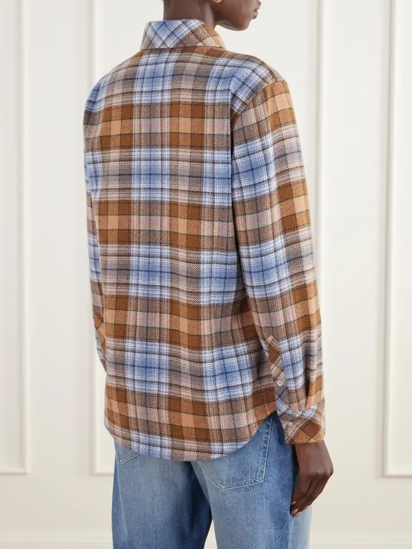 God’s True Cashmere Nomad Checked Cashmere-twill Shirt | Thumbnail 4 God’s True Cashmere Nomad Checked Cashmere-twill Shirt | Thumbnail 4
