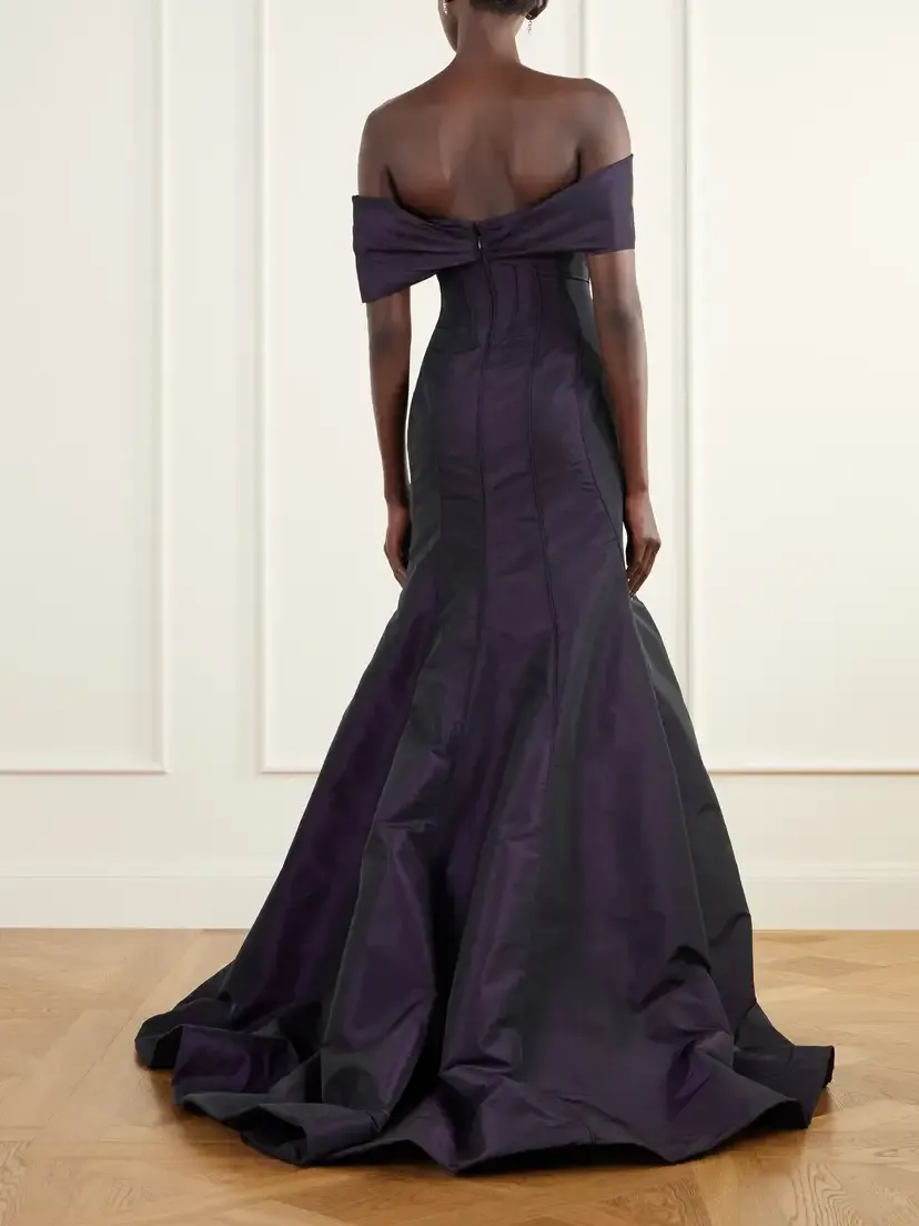 Marmar Halim Paneled Taffeta Corset Gown | Thumbnail 3 Marmar Halim Paneled Taffeta Corset Gown | Thumbnail 3