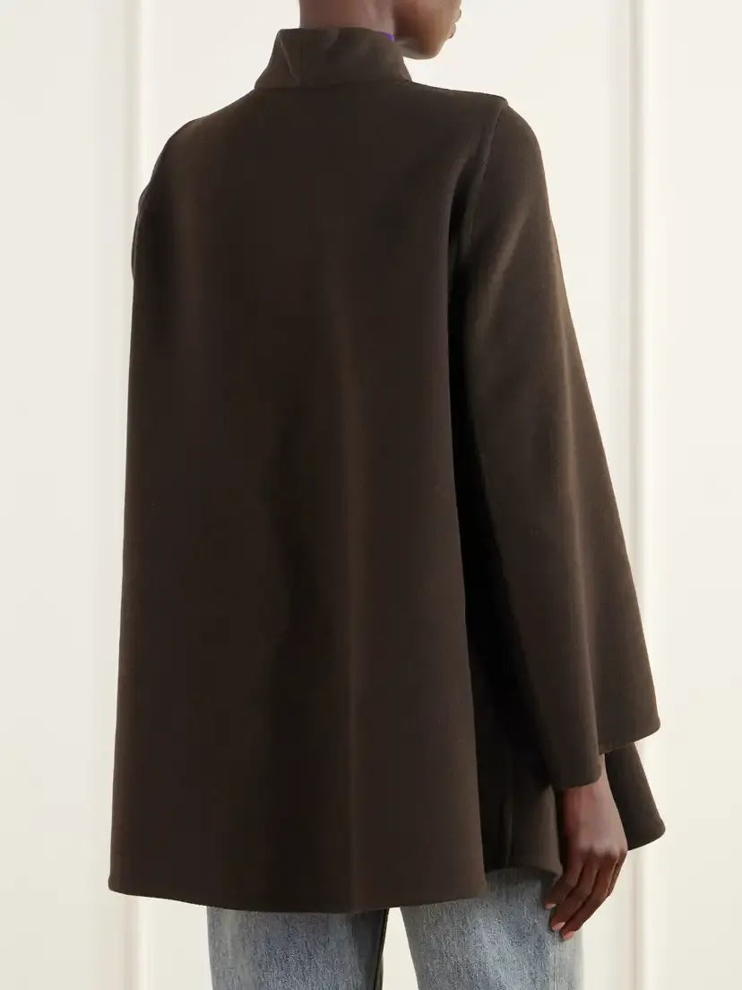 Loewe Peplum Brushed Wool-blend Coat | Thumbnail 4 Loewe Peplum Brushed Wool-blend Coat | Thumbnail 4