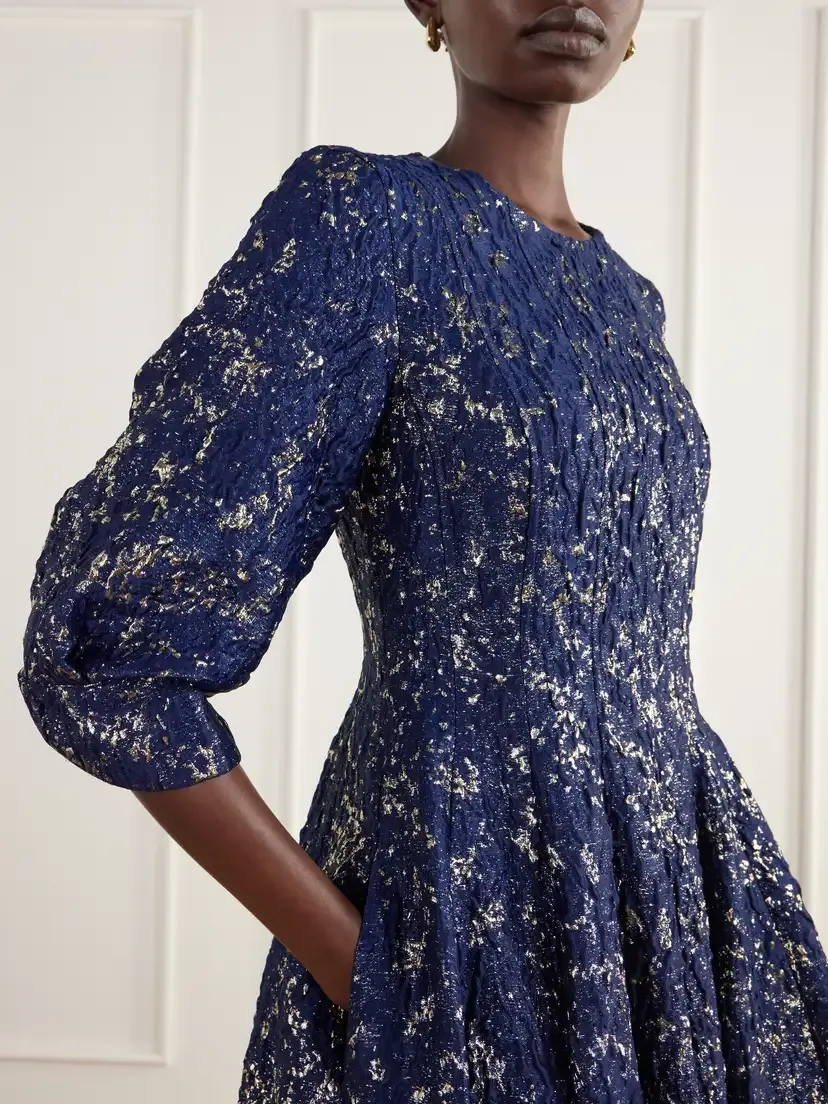 Simkhai Claravelle Floral-jacquard Gown | Thumbnail 5 Simkhai Claravelle Floral-jacquard Gown | Thumbnail 5
