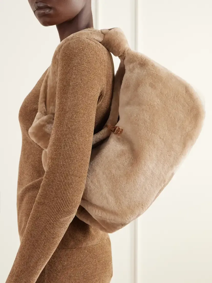 Gabriela Hearst Antonia Shearling Top-handle Bag | Thumbnail 2 Gabriela Hearst Antonia Shearling Top-handle Bag | Thumbnail 2