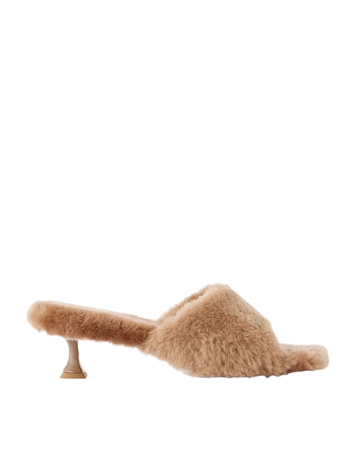 Amina Muaddi Taylor 45 Shearling Sandals