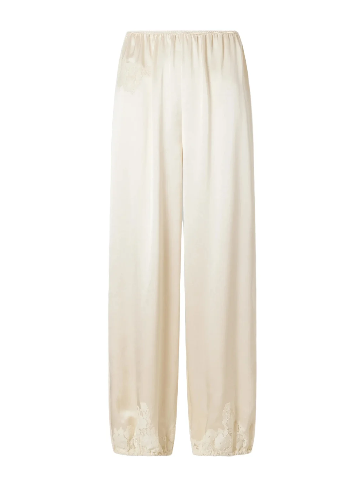 DÔEN Yaria Tapered Silk Satin Pants