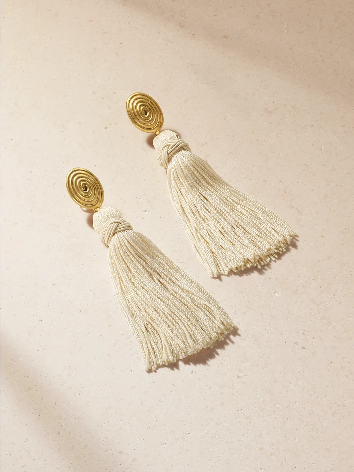 Juju Vera Davide Tasseled Gold Vermeil Earrings