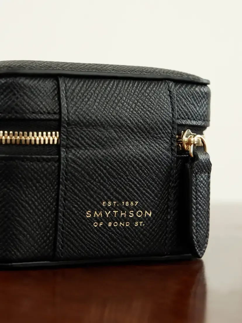 Smythson Panama Mini Leather Jewelry Box | Thumbnail 3 Smythson Panama Mini Leather Jewelry Box | Thumbnail 3