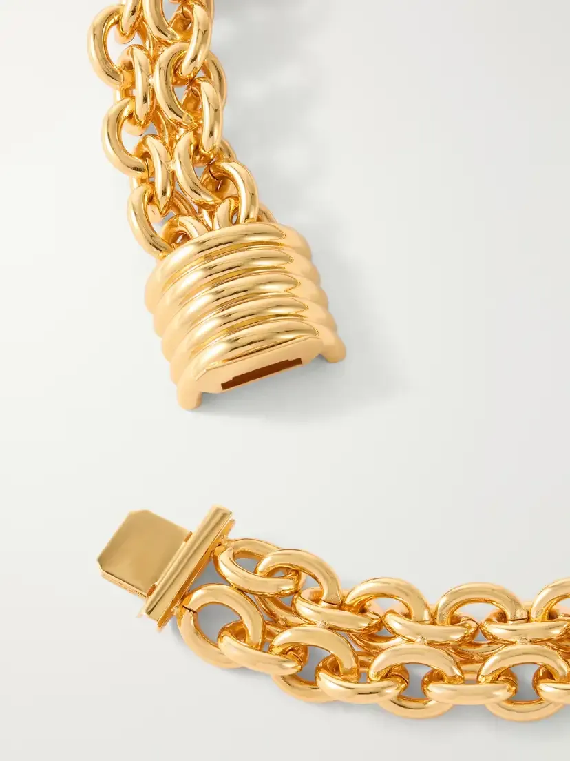 Déhanche Hollyhock Gold-plated Chain Necklace | Thumbnail 3