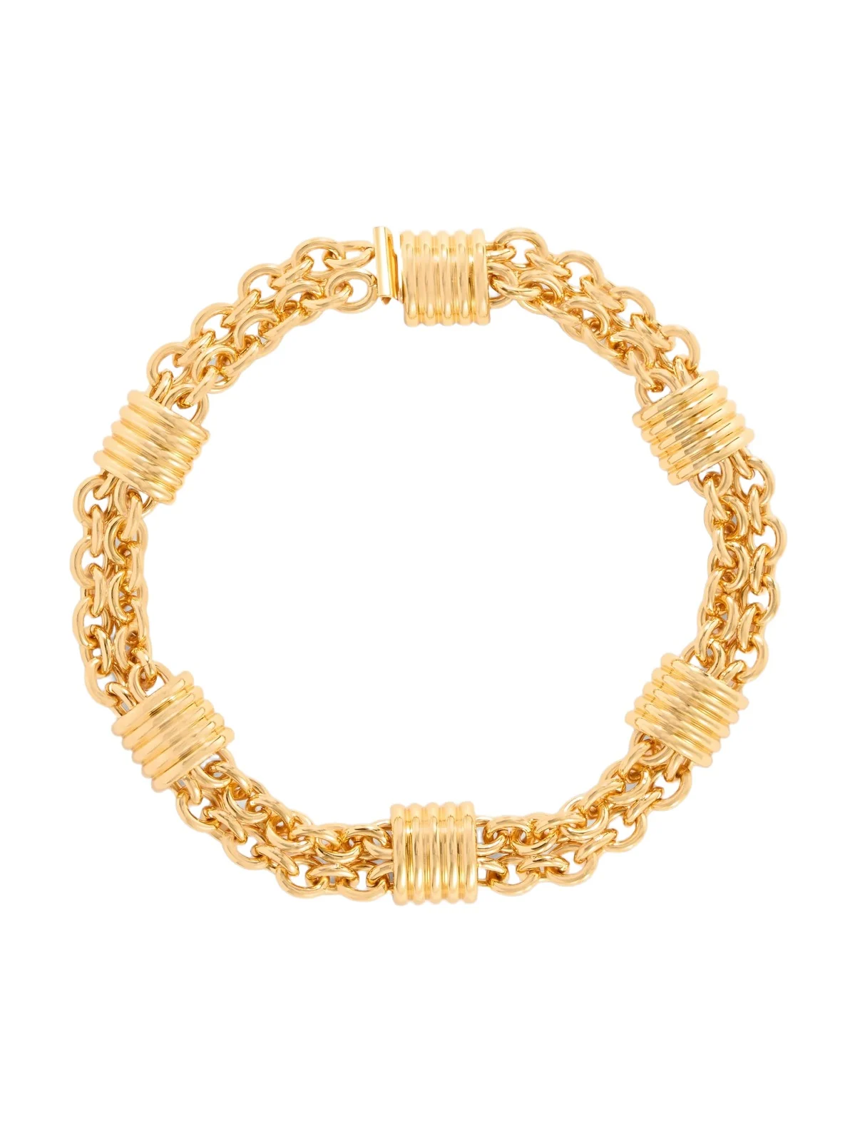 Déhanche Hollyhock Gold-plated Chain Necklace
