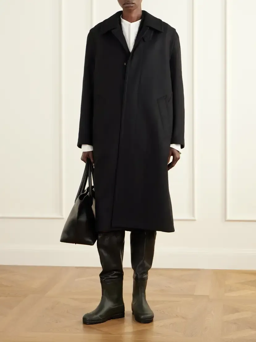 RIER Loden Felted Virgin Wool Coat | Thumbnail 2 RIER Loden Felted Virgin Wool Coat | Thumbnail 2