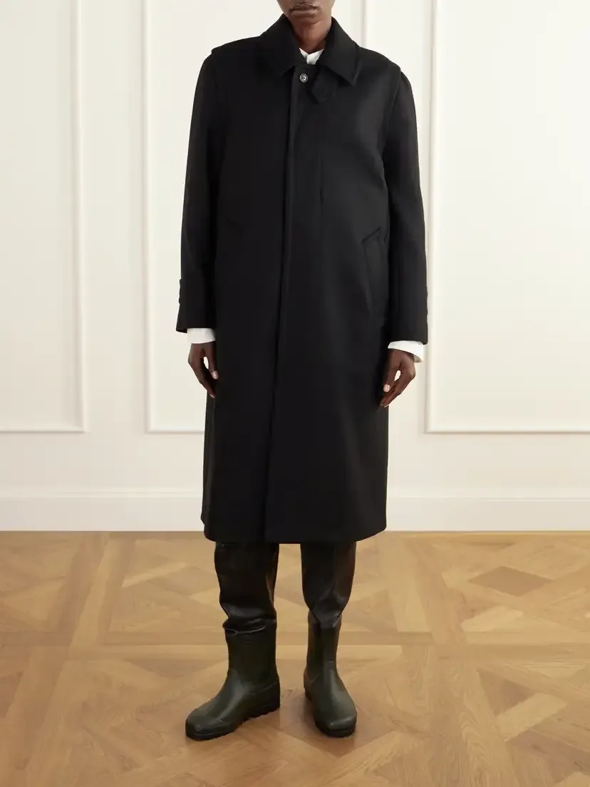 RIER Loden Felted Virgin Wool Coat | Thumbnail 3 RIER Loden Felted Virgin Wool Coat | Thumbnail 3