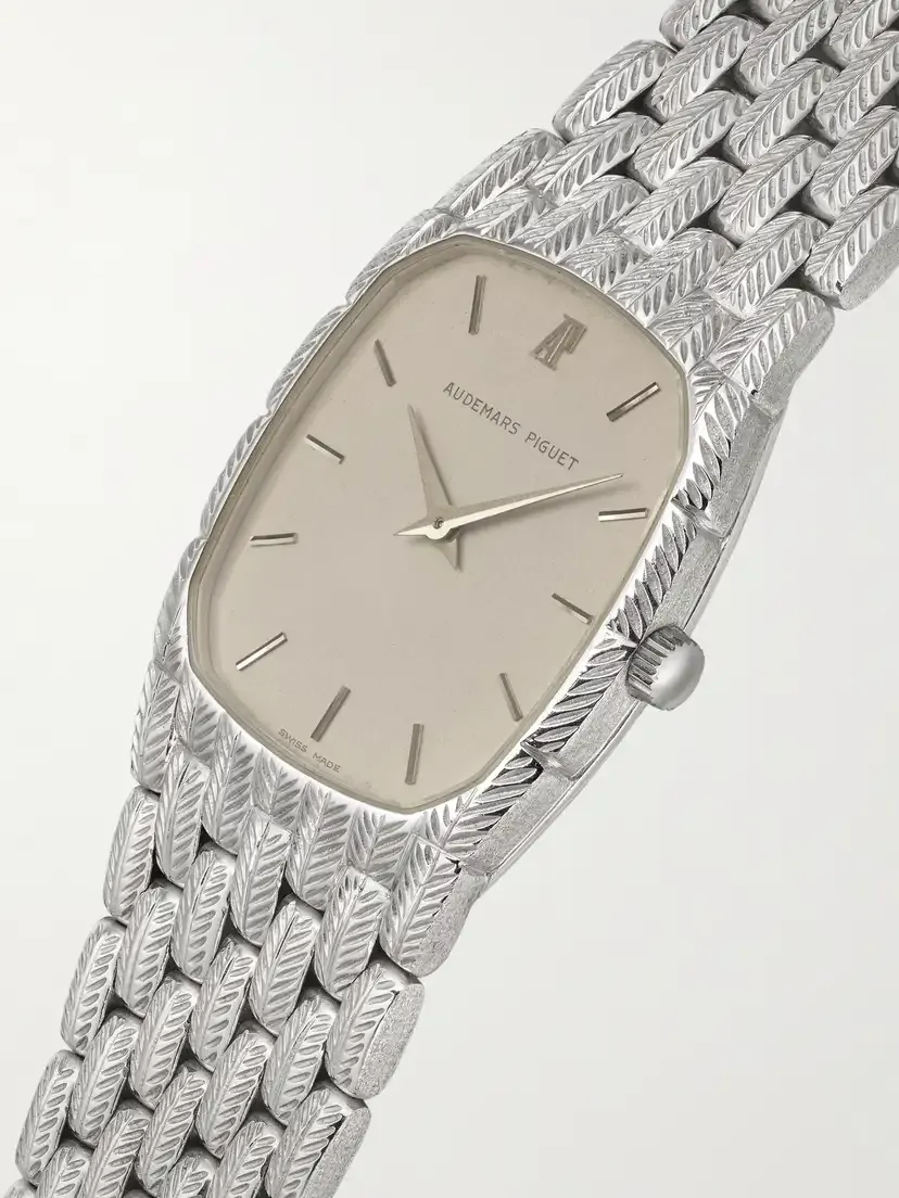 Stephanie Windsor + Audemars Piguet Vintage 1990s Feather Cobra Hand-wound 18-karat White Gold Watch (6.5" Wrist) | Thumbnail 3 Stephanie Windsor + Audemars Piguet Vintage 1990s Feather Cobra Hand-wound 18-karat White Gold Watch (6.5" Wrist) | Thumbnail 3