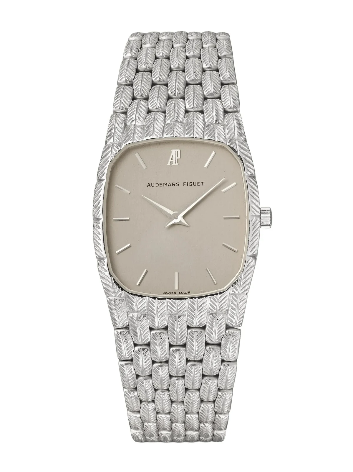 Stephanie Windsor + Audemars Piguet Vintage 1990s Feather Cobra Hand-wound 18-karat White Gold Watch (6.5" Wrist)