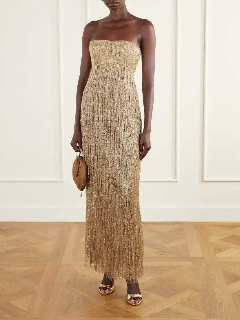 Marmar Halim Strapless Bead-embellished Corset Gown | Thumbnail 2