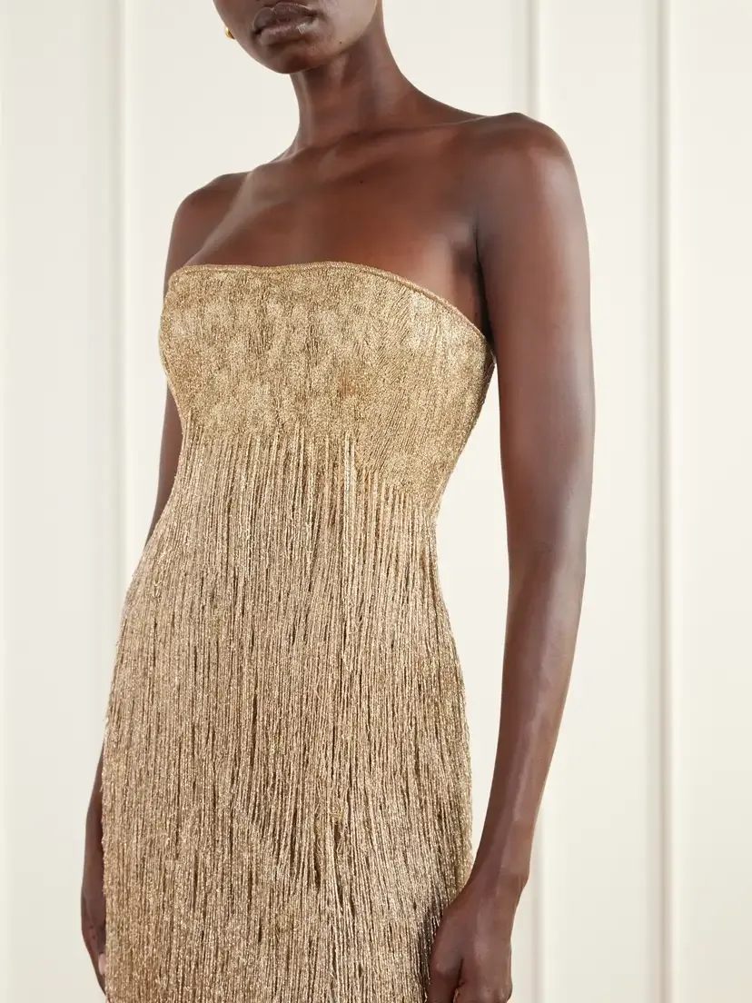 Marmar Halim Strapless Bead-embellished Corset Gown | Thumbnail 4