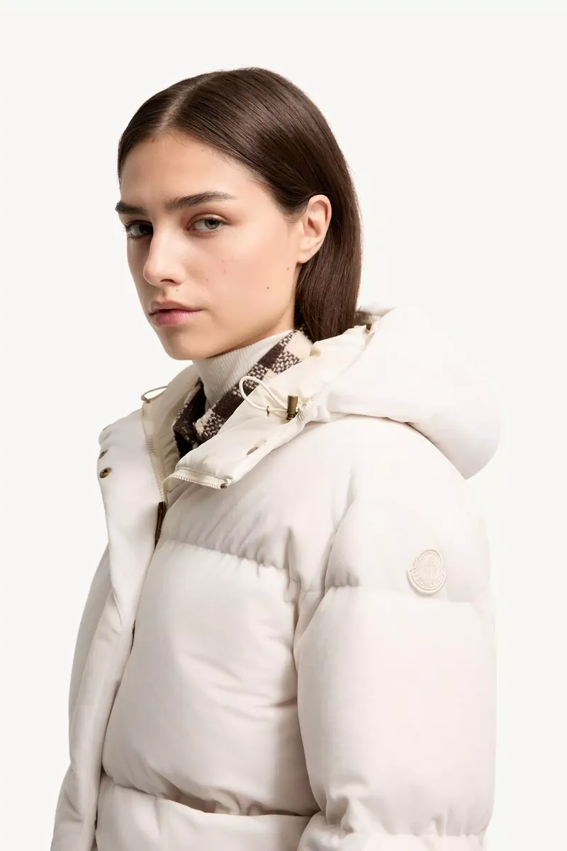Moncler Enigme Hooded Chenille Short Down Jacket | Thumbnail 4 Moncler Enigme Hooded Chenille Short Down Jacket | Thumbnail 4