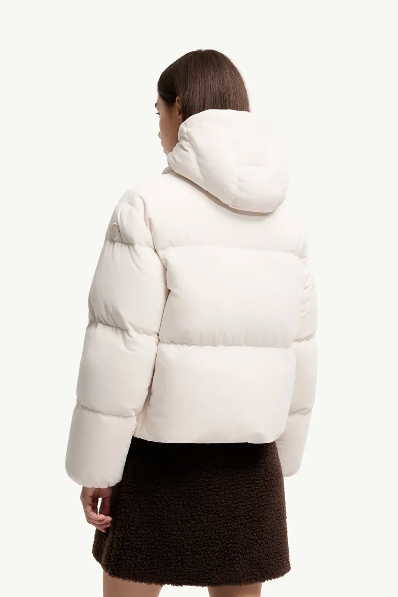 Moncler Enigme Hooded Chenille Short Down Jacket | Thumbnail 6 Moncler Enigme Hooded Chenille Short Down Jacket | Thumbnail 6