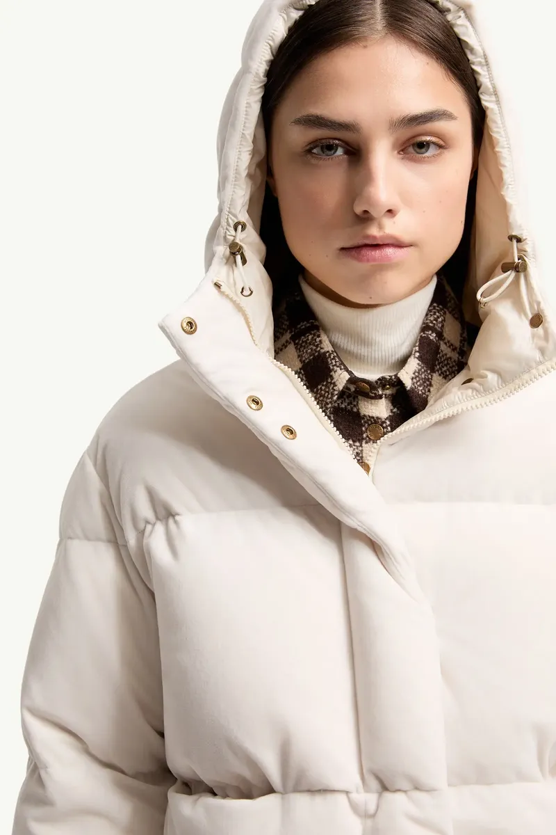 Moncler Enigme Hooded Chenille Short Down Jacket | Thumbnail 8 Moncler Enigme Hooded Chenille Short Down Jacket | Thumbnail 8