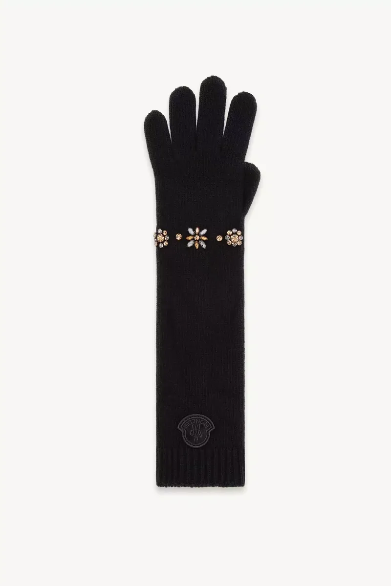 Moncler Wool & Cashmere Blend Gloves | Thumbnail 2 Moncler Wool & Cashmere Blend Gloves | Thumbnail 2